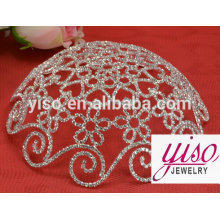 Moda diamante casamento princesa nupcial personalizado desfile coroas tiara